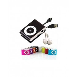 MP3 PLAYER CLIP + AURICULARES + CABLE USB EN CAJA
